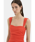 SIR. Dahlia Balconette Gown in Tangerine size 2 / AU 10 - Red / 10 - Dresses