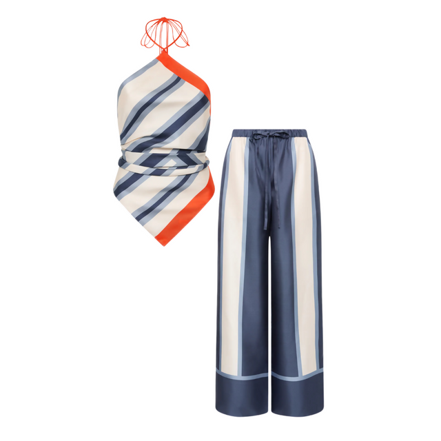 Sir Dazed Scarf and Pant (Set) Size 8 - 8 / Multi - Outfit Sets