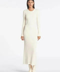 Sir Enes Cross Back Knit Dress - 6 / White - Dresses