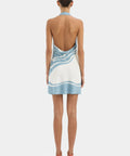 SIR Lilou Halter Mini Dress Blue Size / AU 6 - 6 / Blue - Dresses