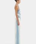 SIR Lilou Silk Scarf Top Size OSFA & Silk Pant Set Blue Size / AU 6-8 - Outfit Sets