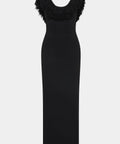 SIR Marcelline Fringe Gown Dress Black Size / AU 6 & 1 / AU 8 - Dresses