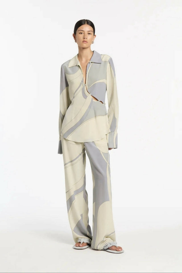 SIR - Sir The Label Adrianna Buttoned Shirt and Pant Set