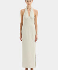Sir The Label Affogato Halter Maxi Dress - 6 / Nude - Dresses