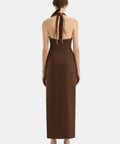 Sir The Label Affogato Halter Midi Dress - Dresses