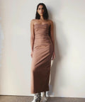 Sir The Label Alba Strapless Gown in Mocha Size 2 /AU 10 - 10 / Brown - Dresses
