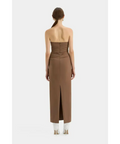 Sir The Label Alba Strapless Gown Maxi Dress Mocha Size 1 & 2 - Dresses