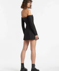 Sir The Label Alberta Sleeve Mini Dress - 8 / Black - Dresses