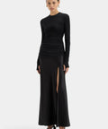 Sir the Label Alessia Draped Gown Black Size 2 / AU 10 - 10 / Black - Dresses