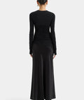 Sir the Label Alessia Draped Gown Black Size 2 / AU 10 - 10 / Black - Dresses