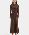 S50-SIR424-1114_ALESSIA_GOWN_CHOCOLATE-24567-SirTheLabel-0511