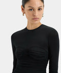 S50-SIR124-1101_Alessia_Draped_Gown_Black-24386-SirTheLabel-0613_1440x