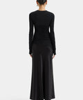 S50-SIR124-1101_Alessia_Draped_Gown_Black-24386-SirTheLabel-0623_1440x