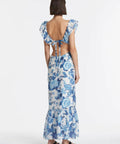 Sir The Label Amaris Frill Midi Dress - 6 / Print - Dresses