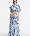 SIR - Sir The Label Amaris Puff Sleeve Crop and Skirt