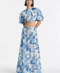 SIR - Sir The Label Amaris Puff Sleeve Crop and Skirt