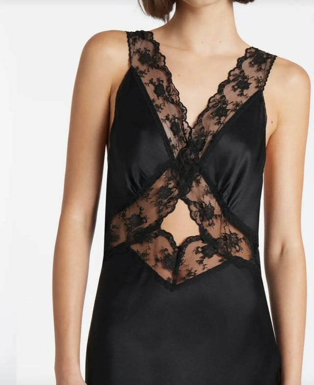 Sir The Label Aries Cut out Gown in Black Size 8 - 8 / Black - Dresses