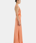 Sir The Label Aries Cut Out Gown in Peach - Dresses