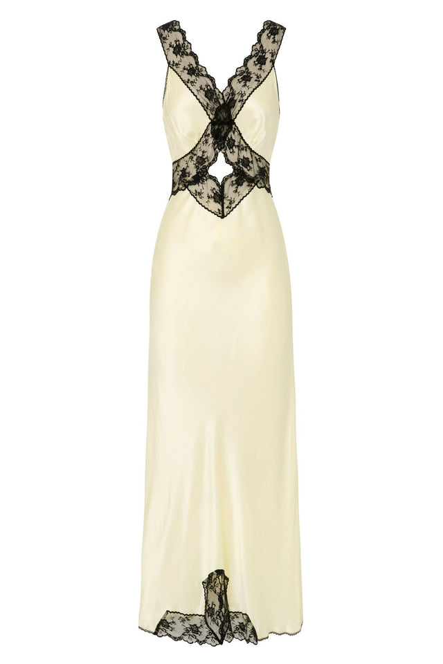 Sir The Label Aries Cut out Gown Size 6/8 - 6 / Yellow - Dresses