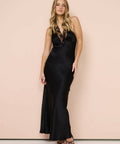 SIR - Sir The Label Aries Halter Gown In Black