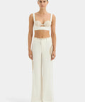 Sir the Label Atacama Trouser + Bralette Set - 6 / White - Outfit Sets