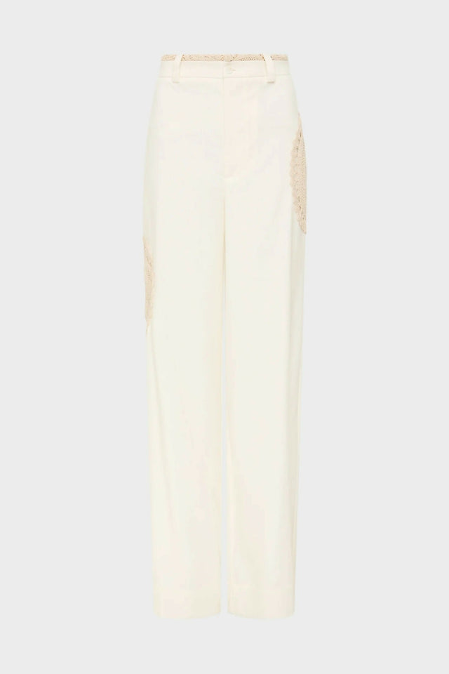 Sir the Label Atacama Trouser + Bralette Set - 6 / White - Outfit Sets