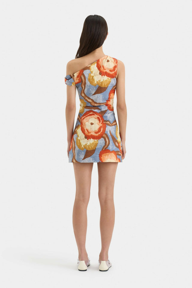 Sir the Label Avery Twist Mini Dress - 8 / Multi - Dresses