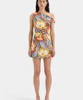 Sir the Label Avery Twist Mini Dress - 8 / Multi - Dresses