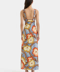 Sir The Label Avery V Neck Midi Dress - 8 / Multi - Dresses
