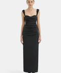 Sir The Label Azul Balconette Gown - 10 / Black - Dresses