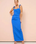 Sir The Label Azul Balconette Gown In Cobalt Blue Size 8 10 - 8 / Blue - Dresses