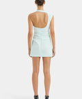 Sir the Label Azul Gathered Mini Dress - 4 / Blue - Dresses