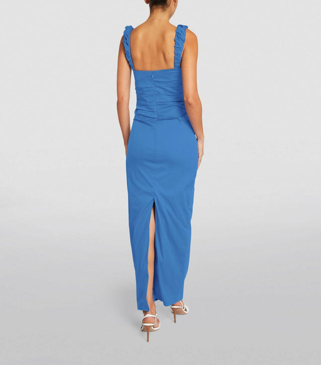 Sir The Label Azul Maxi Dress - 6 / Blue - Dresses