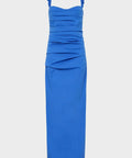 Sir The Label Balconette Azul Gown - 6 / Blue - Dresses