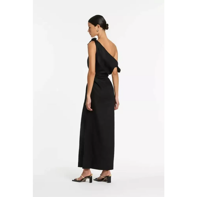 Sir The Label Bettina Off Shoulder Dress Black Size AU 8 - 8 / Black - Dresses