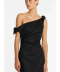 Sir The Label Bettina Off Shoulder Dress Black Size AU 8 - 8 / Black - Dresses