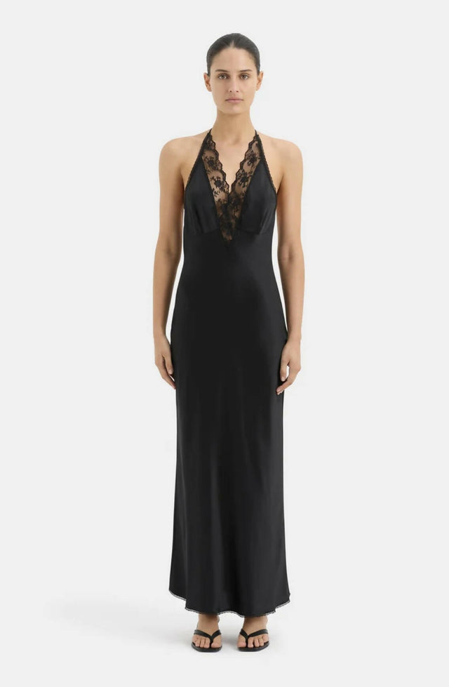 SIR - Sir The Label Sir Black Aries Halter Gown