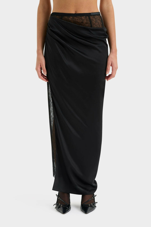 Sir The Label Bralette Size 1 & Dunya Skirt Size Black - 6 / Black - Outfit Sets
