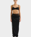 Sir The Label Bralette Size 1 & Dunya Skirt Size Black - 6 / Black - Outfit Sets