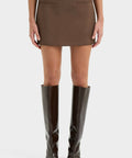 Sir The Label Bromley Bodice and Mini Skirt in Chocolate - Outfit Sets