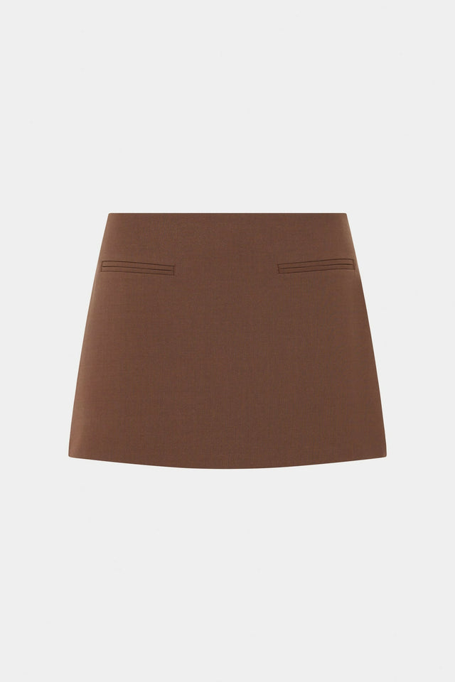 Sir The Label Bromley Bodice and Mini Skirt in Chocolate - Outfit Sets