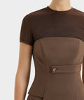 Sir The Label Bromley Bodice and Mini Skirt in Chocolate - Outfit Sets