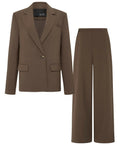 Sir The Label Bromley Tailored Blazer and Pant in Chocolate - Outfit Sets