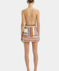 Sir The Label Caprera Wrapped Silk Halter Mini Dress - Dresses