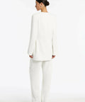 SIR - Sir The Label Clemence Tie Blazer In Ivory