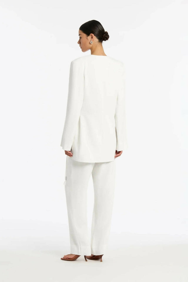 SIR - Sir The Label Clemence Tie Blazer In Ivory