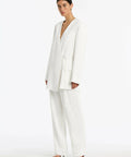 SIR - Sir The Label Clemence Tie Blazer In Ivory