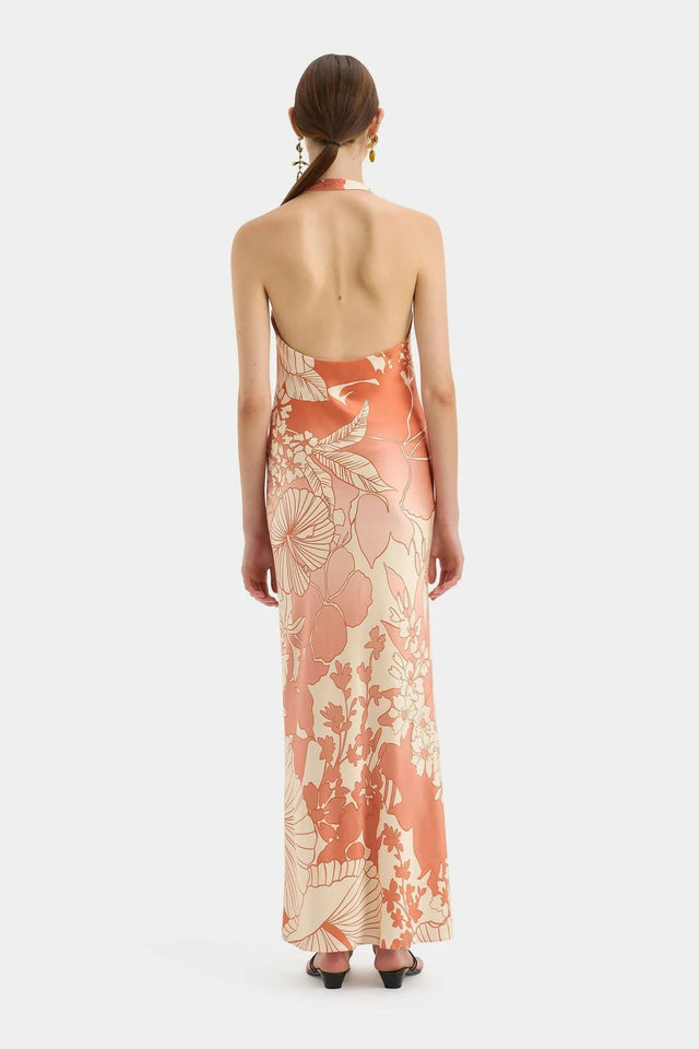 Sir The Label Como Twist Dress in Paradiso Print - 12 / Print - Dresses