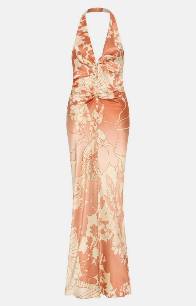 Sir The Label Como Twist Dress in Paradiso Print - 12 / Print - Dresses
