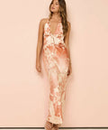 Sir The Label Como Twist Dress in Paradiso Print - 12 / Print - Dresses